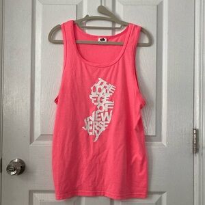 TCNJ The College of New Jersey Neon Pink Tank Top